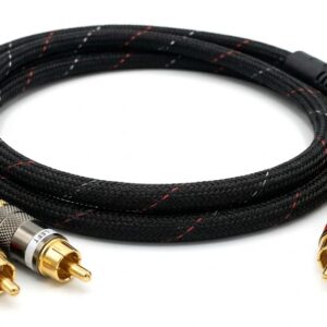 A sturdy, high-quality RCA cable.