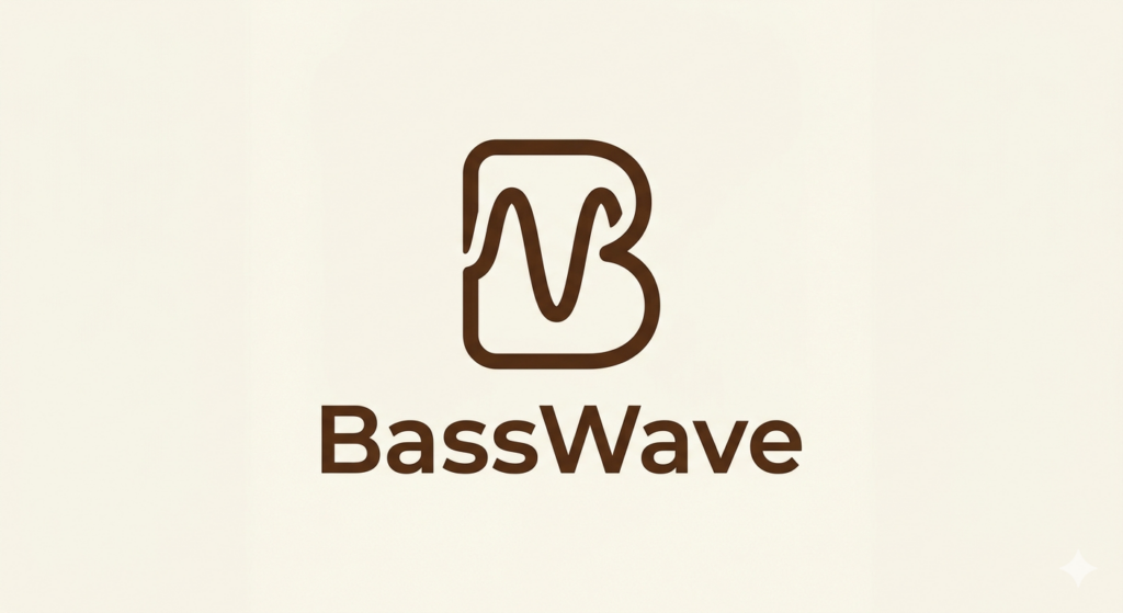 An image of the logo of the BassWave brand.