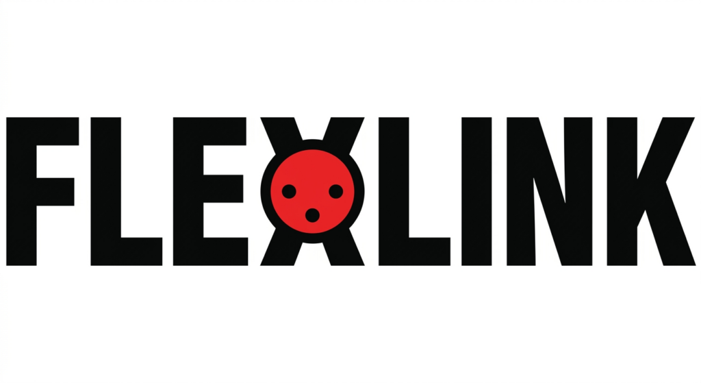 An image of the logo of the FlexLink brand.